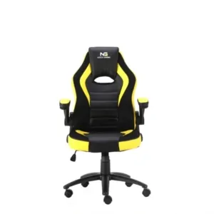 Nordic Gaming Charger V2 Gamer Stol. Forbedret udgave! Sort/Gul. Mobil, PC og tablet tilbehør