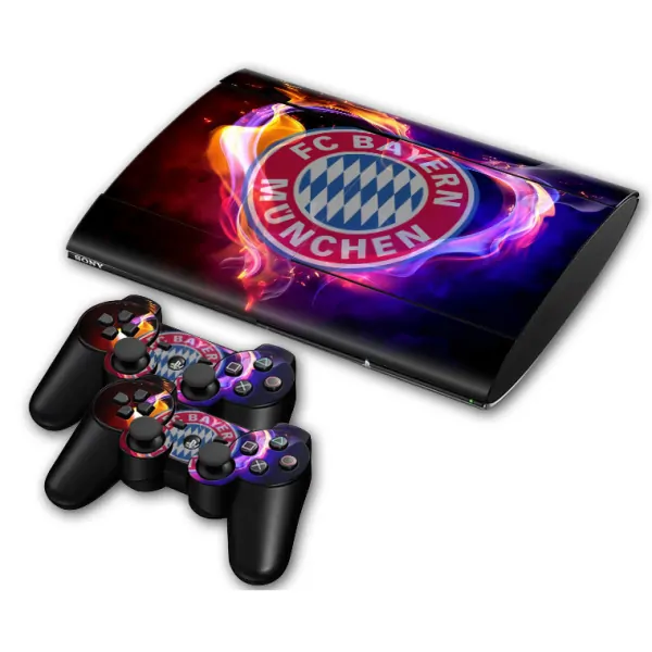 PS3 Super Slim skin til konsol & controllere. Bayern Munchen. Mobil, PC og tablet tilbehør