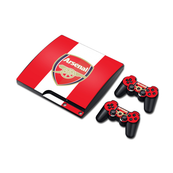 PS3 Slim skin til konsol og to controllere. Arsenal. Mobil, PC og tablet tilbehør