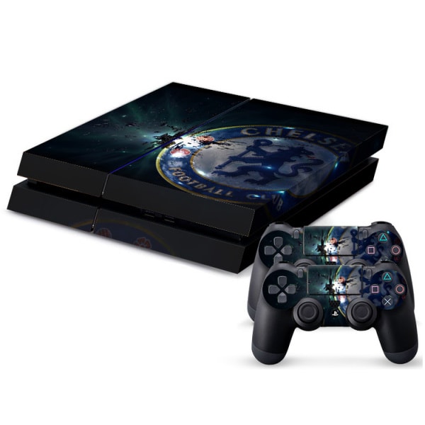 PS4 skin til konsol og to controllere. Chelsea. Mobil, PC og tablet tilbehør
