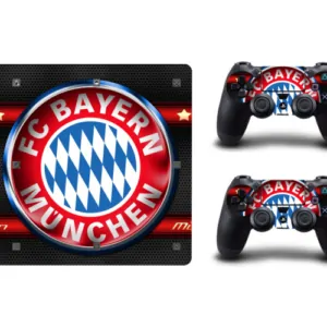 PS4 Slim skin til konsol og to controllere. Bayern Munchen. Mobil, PC og tablet tilbehør