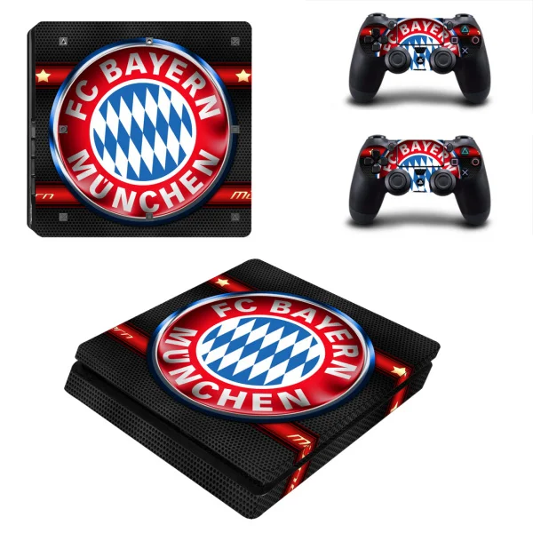 PS4 Slim skin til konsol og to controllere. Bayern Munchen. PS4 Slim skin til konsol og to controllere. Bayern Munchen. - Billede 3