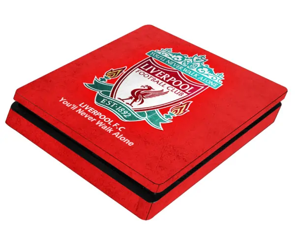 PS4 Slim skin til konsol og to controllere. Liverpool FC. PS4 Slim skin til konsol og to controllere. Liverpool FC. - Billede 2