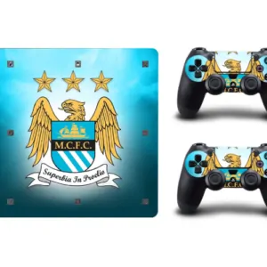 PS4 Slim skin til konsol og to controllere. Manchester City. Mobil, PC og tablet tilbehør