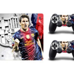 PS4 Slim skin til konsol og to controllere. Messi. Mobil, PC og tablet tilbehør