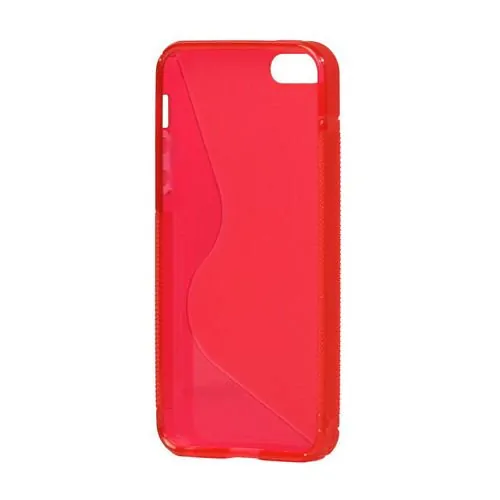 S-Line TPU cover til iPhone 5/5S/SE. Rød. Mobil, PC og tablet tilbehør