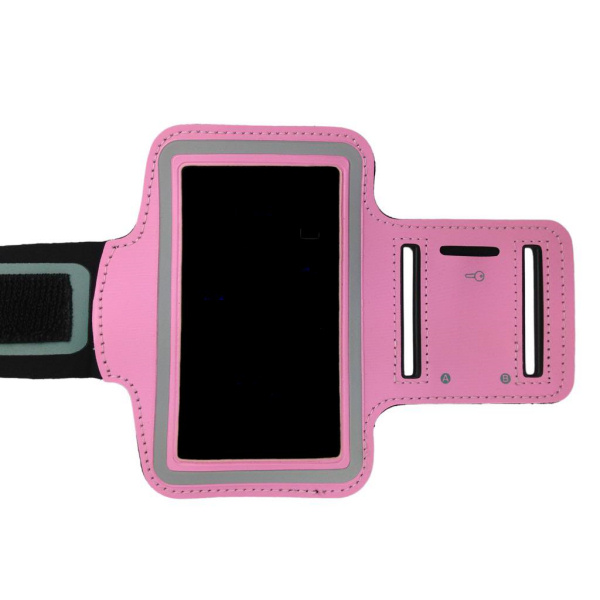 Sportsarmbånd til bla Samsung S3, S4, S5, S6, S6 Edge & S7. Pink Mobil, PC og tablet tilbehør