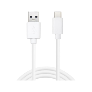 Sandberg USB-C 3.1 Han til USB-A 3.0 Han kabel. 1m. Hvid. Mobil, PC og tablet tilbehør