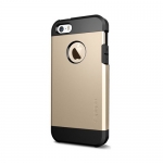 SGP iPhone 4 Case Ultra Thin inkl skærmbeskyttelse. Gold. Mobil, PC og tablet tilbehør