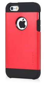 SGP iPhone 4 Case Ultra Thin inkl skærmbeskyttelse. Rød. Mobil, PC og tablet tilbehør