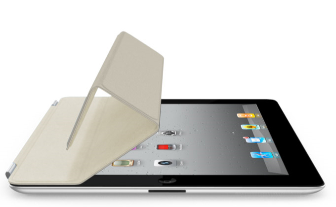 iPad 2 / iPad 3 / iPad 4 Smart cover til forsiden. Creme læder. iPad 2 / iPad 3 / iPad 4 Smart cover til forsiden. Creme læder. - Billede 5