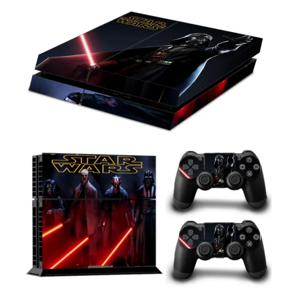 PS4 skin til konsol og to controllere. Star Wars - 4x Ondskab PS4 skin til konsol og to controllere. Star Wars - 4x Ondskab - Billede 3