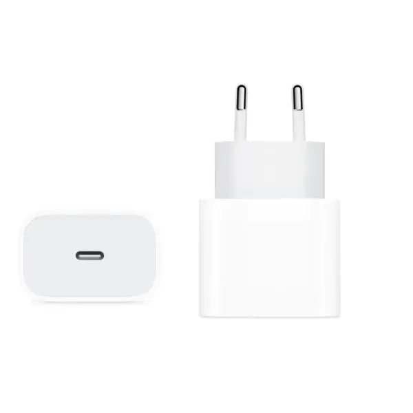 20W USB-C-strømforsyning. Lynhurtig opladning. Hvid. 20W USB-C-strømforsyning. Lynhurtig opladning. Hvid. - Billede 3