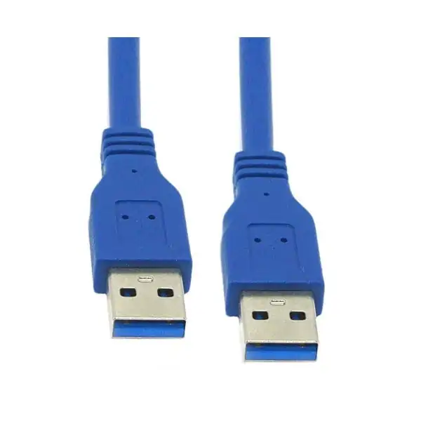 1m USB kabel 3.0. USB-A han / USB-A han. Blå. 1m USB kabel 3.0. USB-A han / USB-A han. Blå.