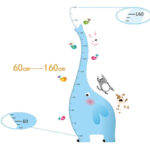 Sjov og flot målebånds wallsticker. Elefant. Fra 60-160cm. Mobil, PC og tablet tilbehør