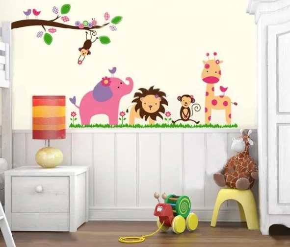Flot Børne ZOO wallsticker. Flot Børne ZOO wallsticker. - Billede 3