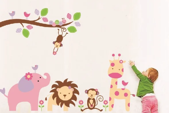 Flot Børne ZOO wallsticker. Flot Børne ZOO wallsticker. - Billede 5