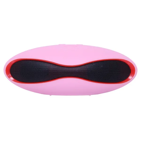 X6 Mini trådløs bluetooth højtaler. Transportabel lyd. Pink. Mobil, PC og tablet tilbehør